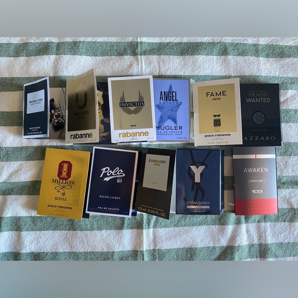 Perfume samples bundle 11 pcss